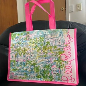 Lilly Pulitzer reusable totes